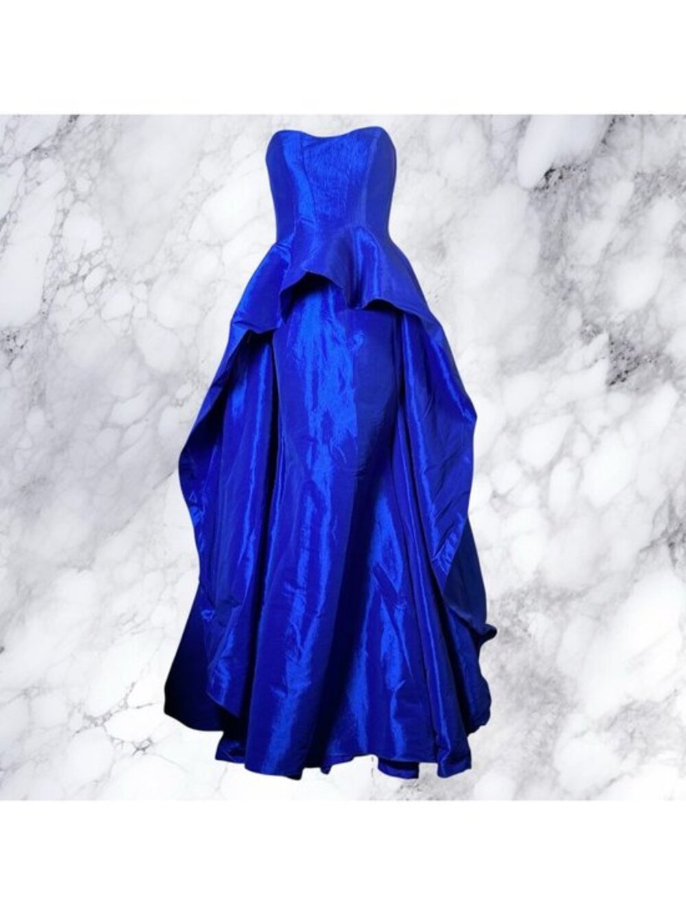 Mac Duggal Fit and Flare Gown in Royal Blue